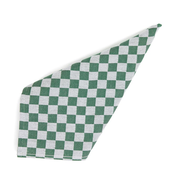 Dark Green Check Napkin, Set of 4 - {current_domain}