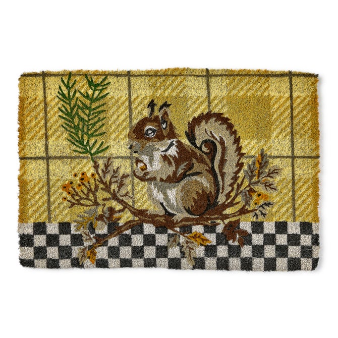 Squirrel Entrance Mat - {current_domain}