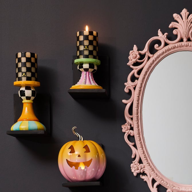 Trick or Treat Pillar Candle Holders, Set of 3 - {current_domain}