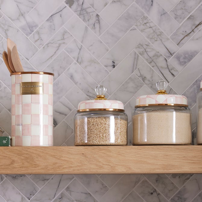 Rosy Check Small Kitchen Canister - {current_domain}
