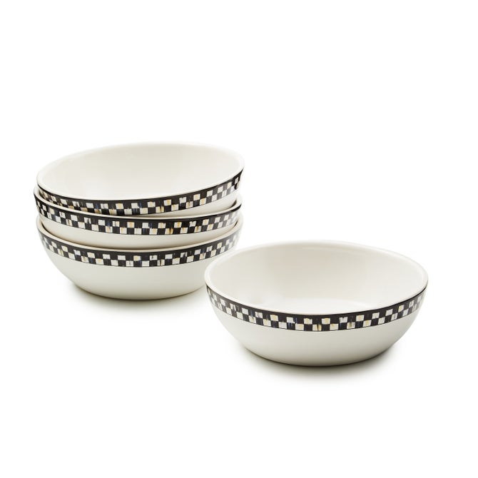 Courtly Check Everyday Bowls, Set of 4 - {current_domain}