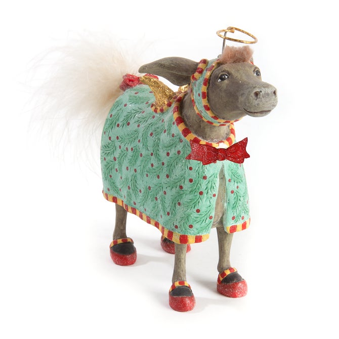 Patience Brewster Nativity David Donkey Ornament - {current_domain}