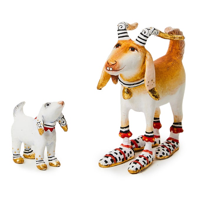 Patience Brewster Mini Nativity Nathan & Noel Goat Figures - {current_domain}