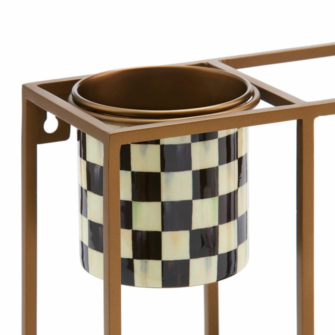 Courtly Check Small Hanging Plant Stand - {current_domain}