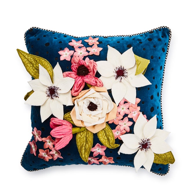 Fairy Tale Floral Throw Pillow - {current_domain}