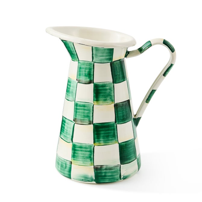 Emerald Check Medium Practical Pitcher - {current_domain}