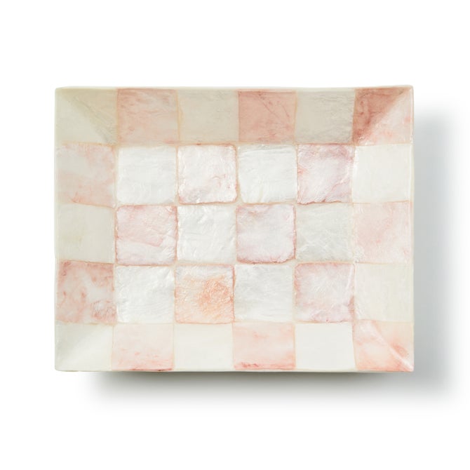 Rosy Check Capiz Soap Dish - {current_domain}