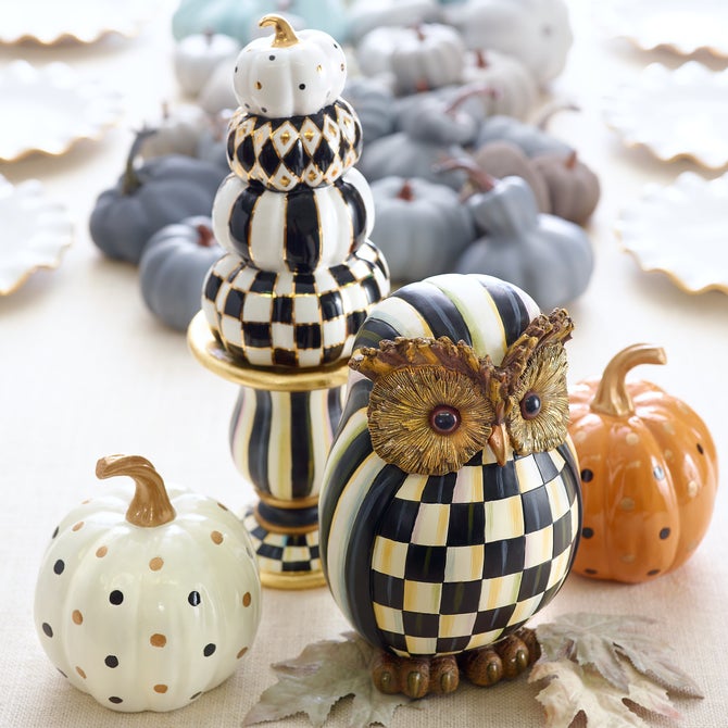 Courtly Check Owl - {current_domain}