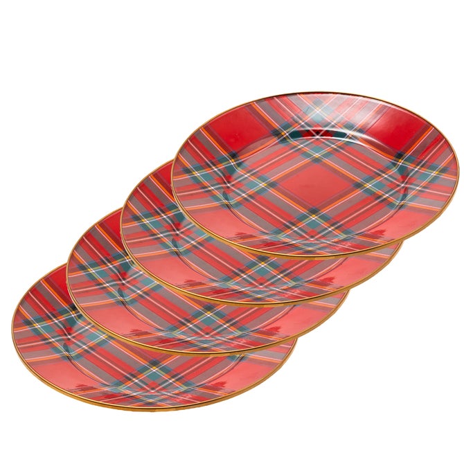 Tartastic Red Dinner Plates, Set of 4 - {current_domain}