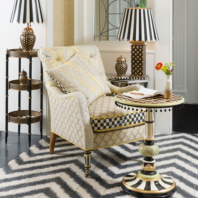 Quatrefoil Small Table Lamp - {current_domain}