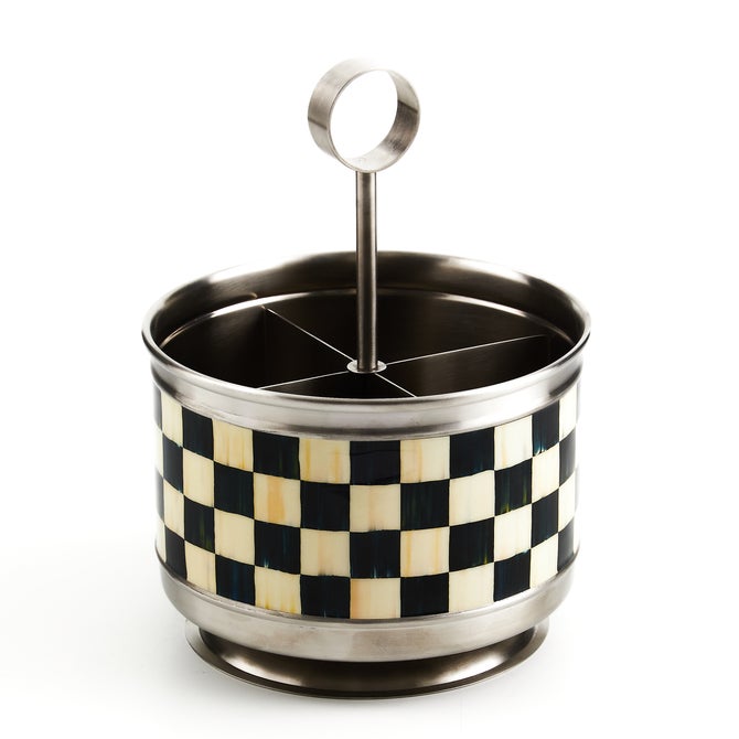 Courtly Check Supper Club Flatware Caddy - {current_domain}