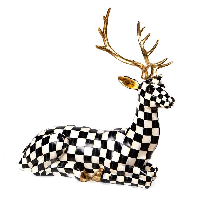 Courtly Check Outdoor Resting Deer - {current_domain}