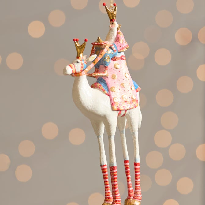 Patience Brewster Nativity Balthazar on Camel Ornament - {current_domain}