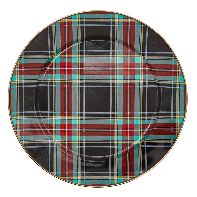 Tartan Black Charger - {current_domain}