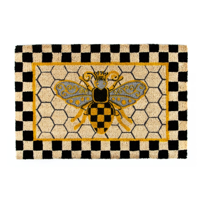 Queen Bee Entrance Mat - {current_domain}