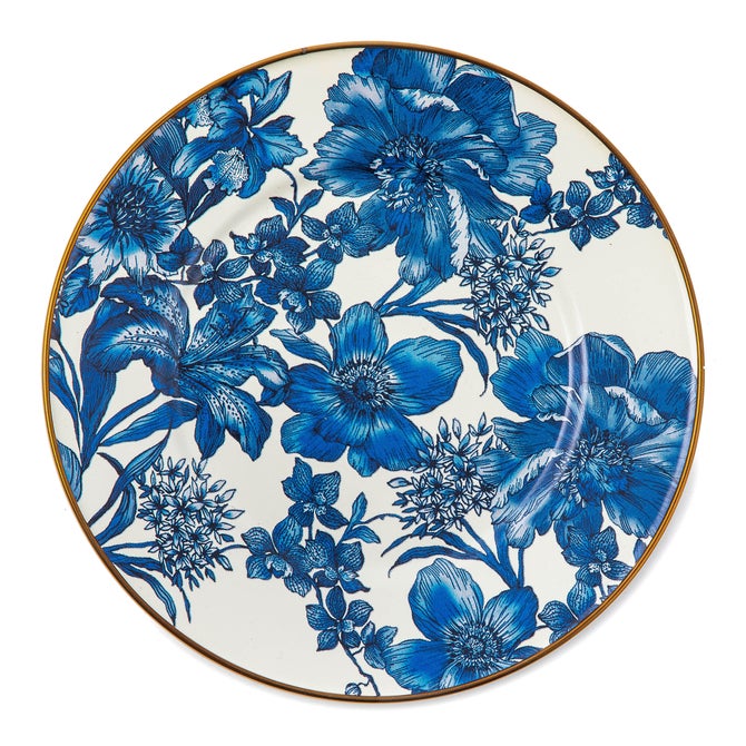 Royal English Garden Enamel Salad/Dessert Plate - {current_domain}