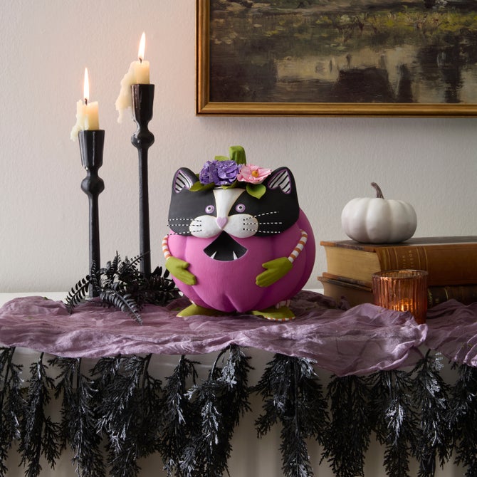 Patience Brewster Cat Pumpkin - {current_domain}