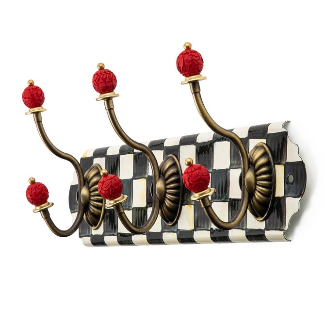 Courtly Check Triple Wall Hook - {current_domain}