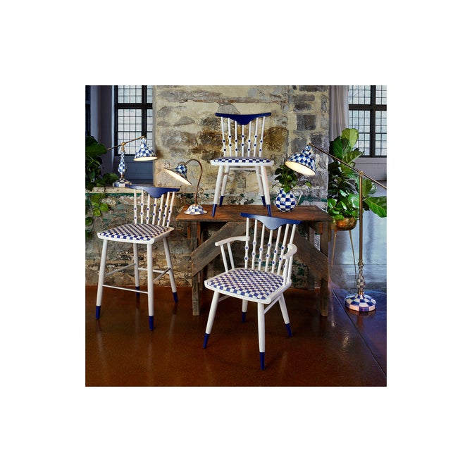 Royal Check Desk Lamp - {current_domain}