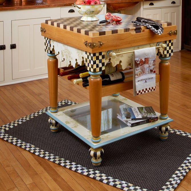 Courtly Check Black Sisal 3' x 5' Rug - {current_domain}