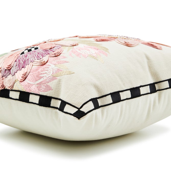 Eternity Floral Throw Pillow - {current_domain}