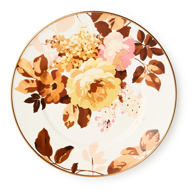 Wild Rose White Salad Plate - {current_domain}