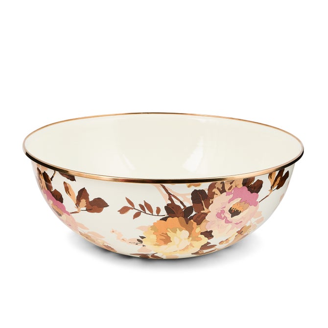Wild Rose White Extra Large Everyday Bowl - {current_domain}