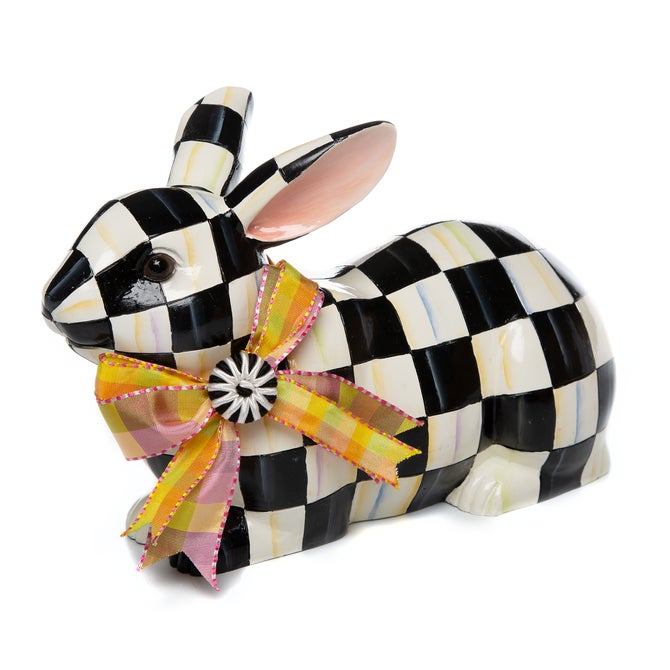 Courtly Check Resting Bunny - {current_domain}