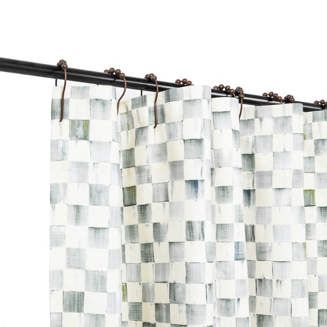 Sterling Check Shower Curtain - {current_domain}