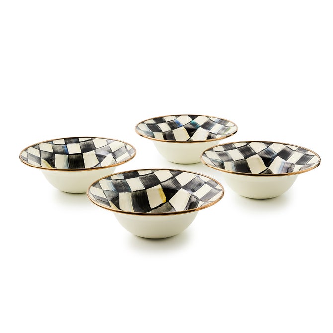 Courtly Check Breakfast Bowls, Set of 4 - {current_domain}