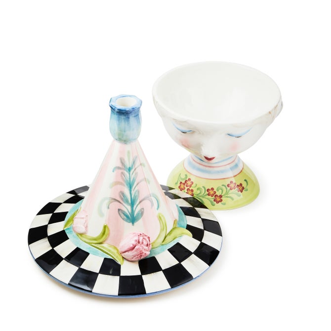 Rosy Meadow Lady Tulip Lidded Vase - {current_domain}