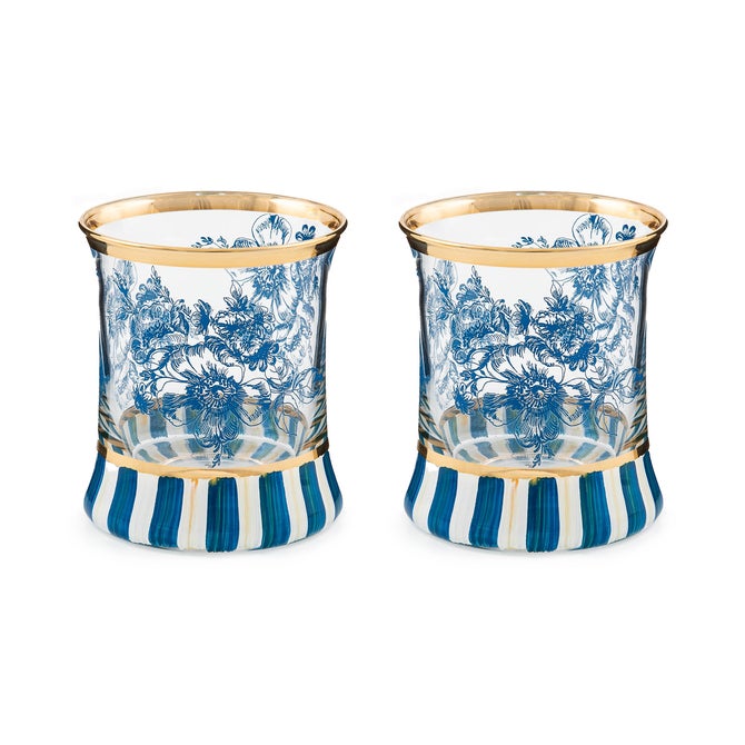 Royal English Garden Tumbler Glass, Set of 2 - {current_domain}