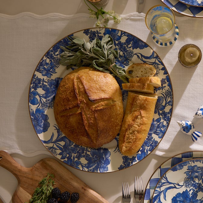 Royal English Garden Enamel Serving Platter - {current_domain}