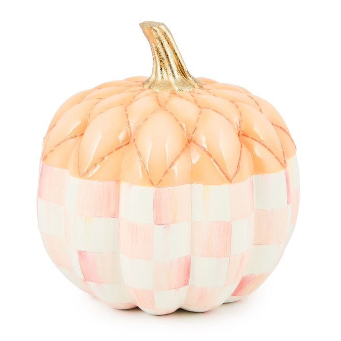 Rosy Check Fairytale Quilted Pumpkin - {current_domain}