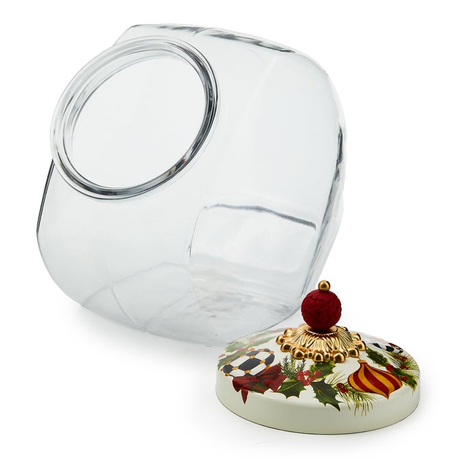 Cookie Jar with Deck the Halls Lid - {current_domain}