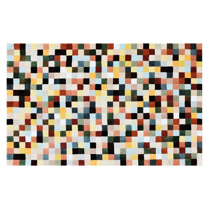 Multicolor Checkerboard 5' x 8' Rug - {current_domain}