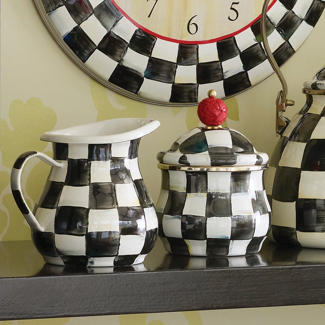 Courtly Check Lidded Sugar Bowl - {current_domain}