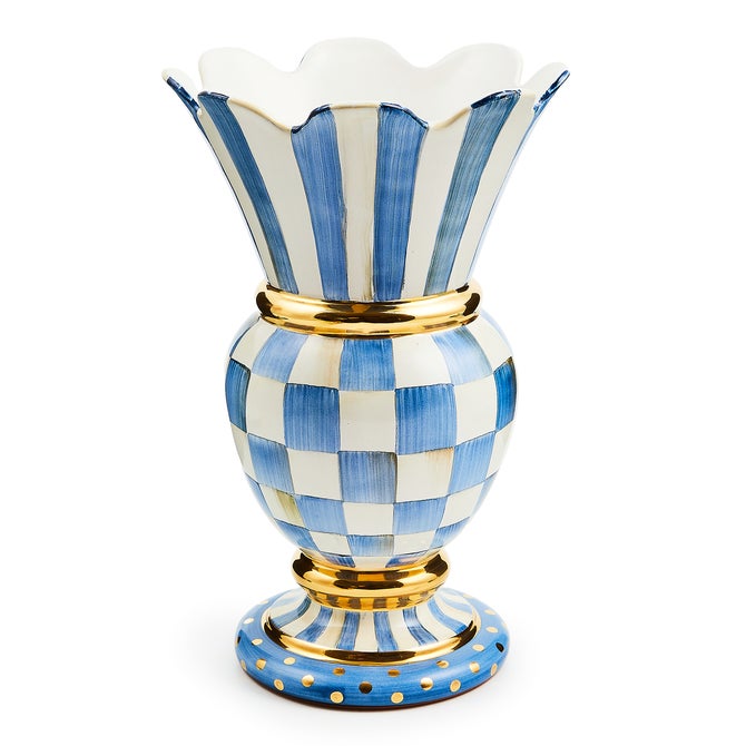 Royal Check Great Vase - {current_domain}