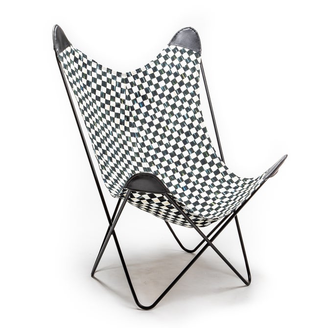 Courtly Check Butterfly Chair - {current_domain}