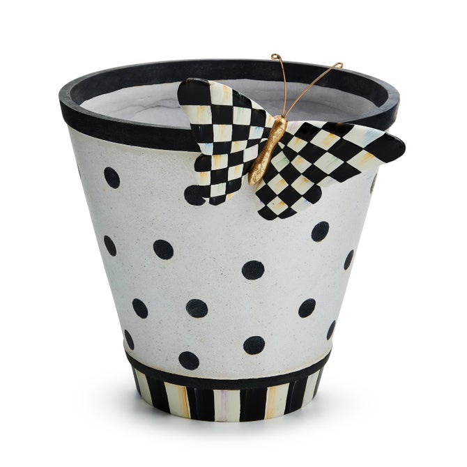Courtly Check Butterfly Planter - {current_domain}