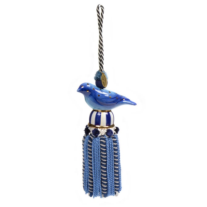 Bird Blue Ceramic Tassel - {current_domain}