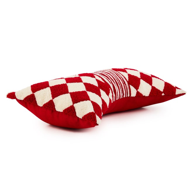 Red Diamond Bow Pillow - {current_domain}