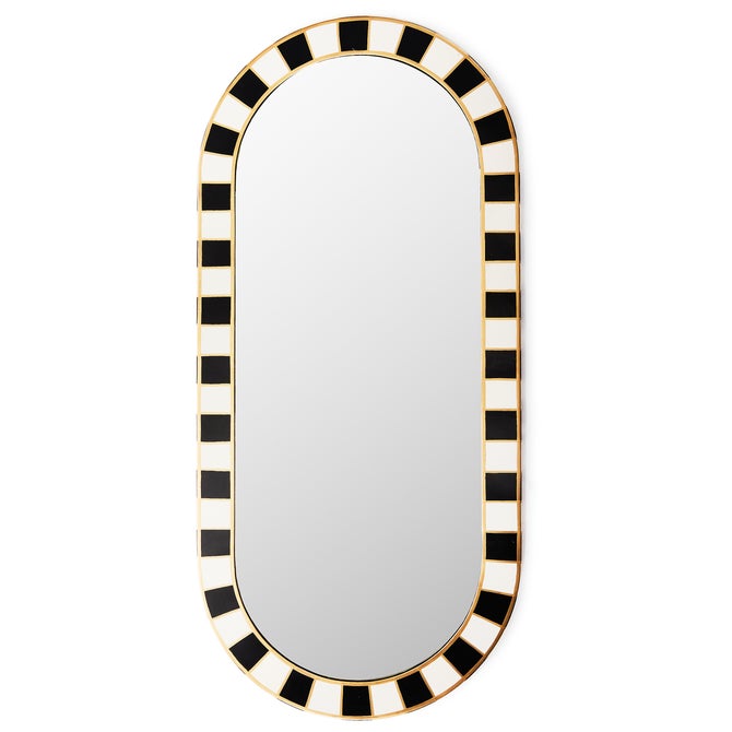 Black Tie Oval Wall Mirror - {current_domain}