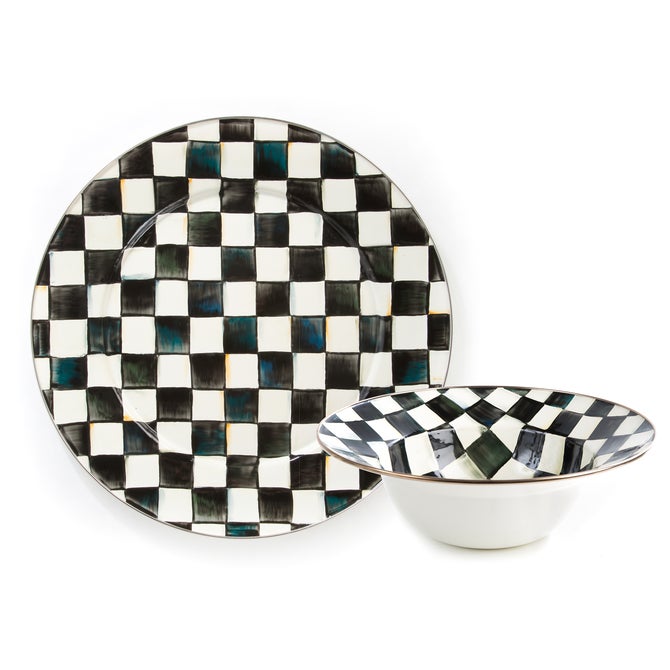 Courtly Check Serving Platter & Bowl Set - {current_domain}