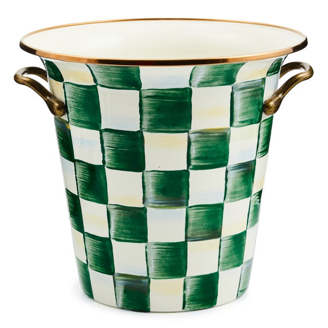 Emerald Check Wine Cooler - {current_domain}