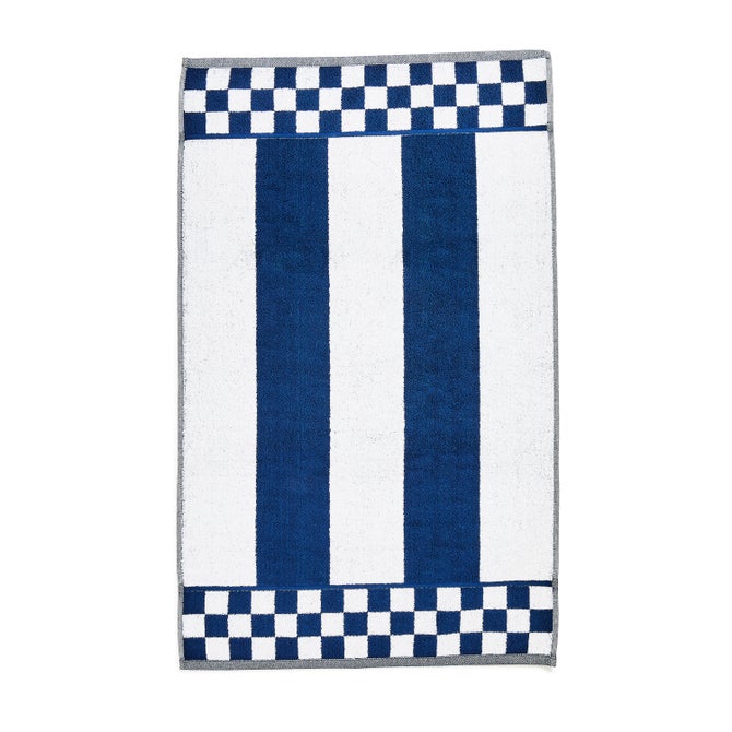 Navy Stripe Hand Towel - {current_domain}