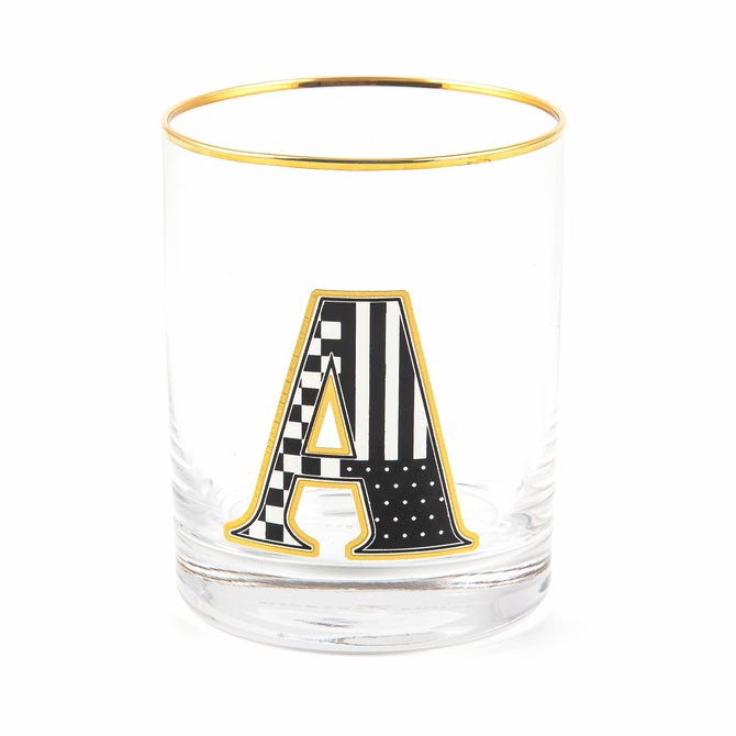 Monogram Tumbler - A - {current_domain}
