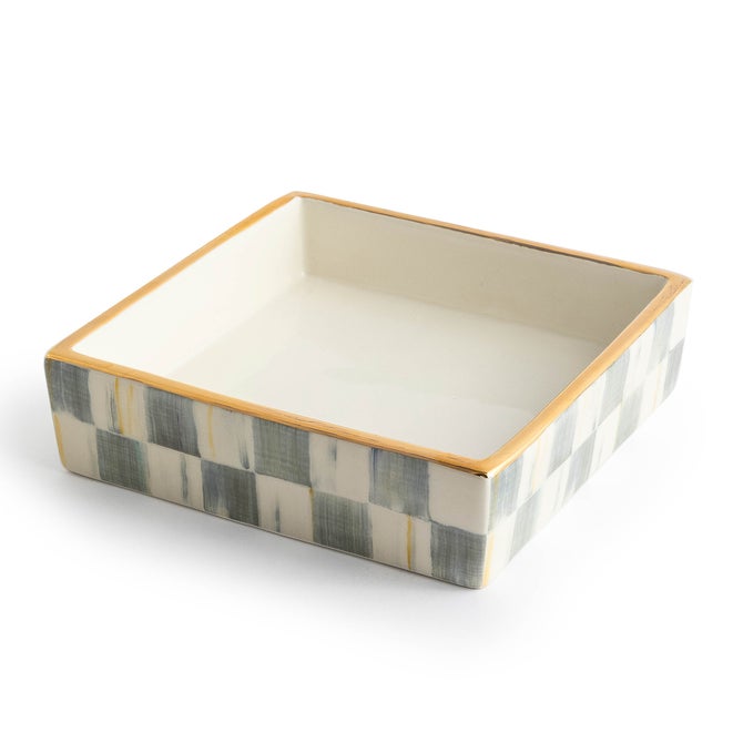 Sterling Check Cocktail Napkin Holder - {current_domain}