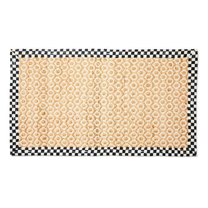 Courtly Check Natural Honeycomb 3' x 5' Jute Rug - {current_domain}