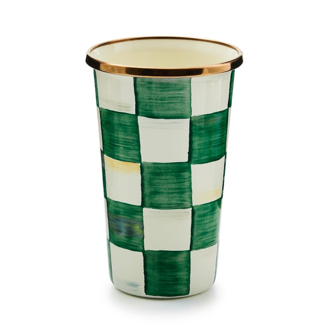 Emerald Check 10 Ounce Tumbler - {current_domain}